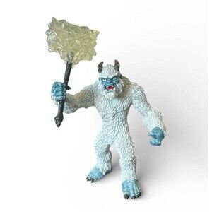 Schleich Eldrador Creature Yeti Krampus Ice Monster Hammer Weapon Fantasy Figure